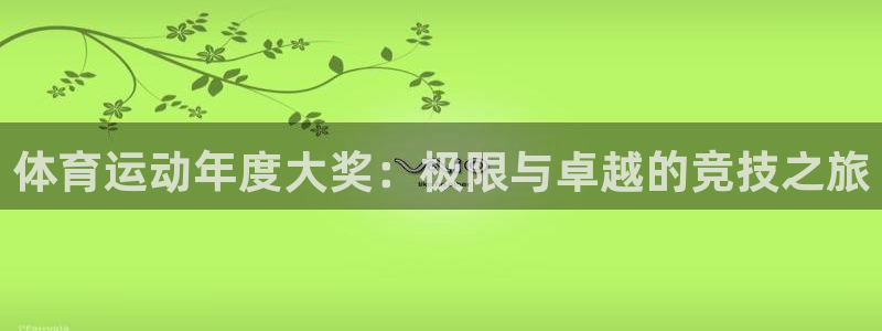 678体育：体育运动年度大奖：极限与卓越的竞技之旅
